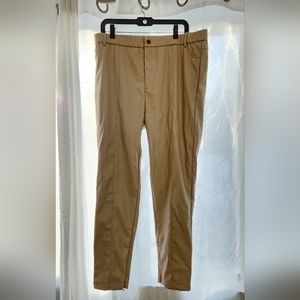 NWT Hillary McMillan Fleece Linned 'Leather' Pants XL